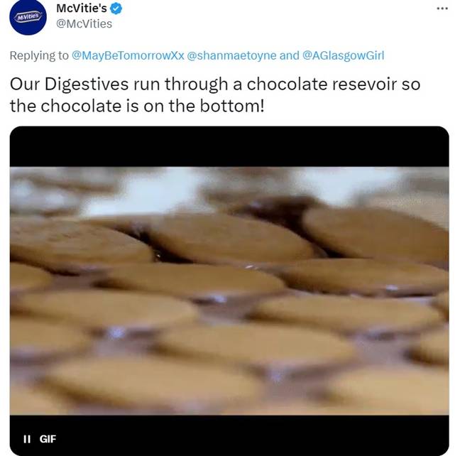 Stand down chocolate-top biscuiteers, McVitie's says it's over. Credit: Twitter/@McVities