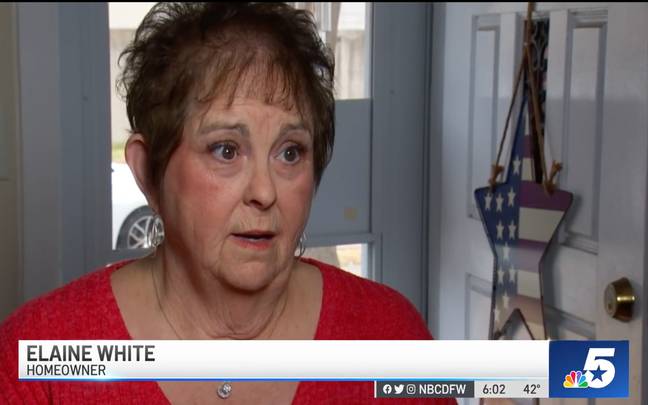 White is furious as men come to her home looking for sex. Credit: NBC 5