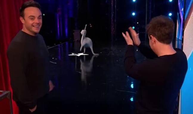 It's not everyday you see a singing CGI cat on Britains Got Talent. Credit: ITV