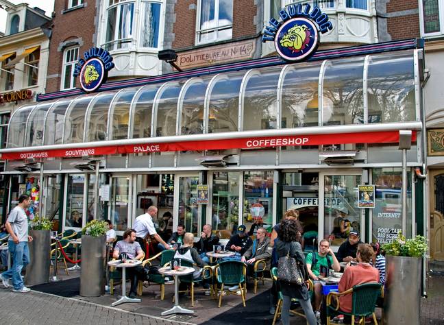 Amsterdam is also famous for cannabis coffee shops. Credit: Peter Horree/Alamy