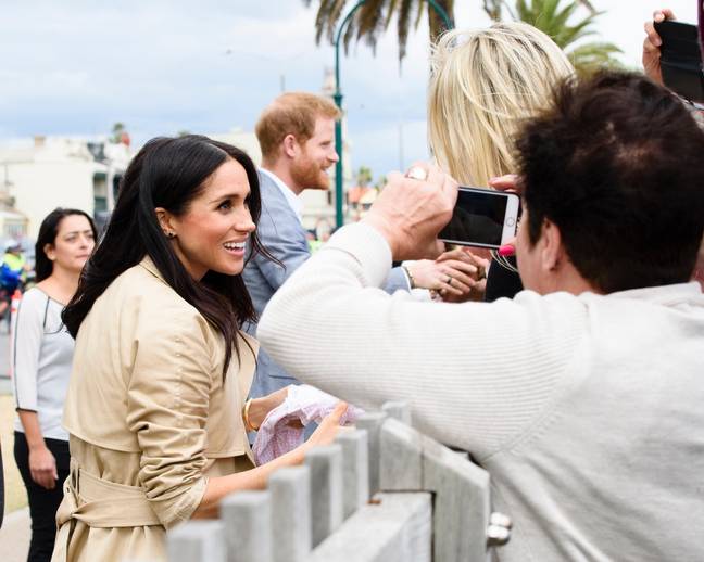 Apparently Meghan hated visiting Australia. Photographed in Melbourne, 2018. Credit: Robyn Charnley / Alamy