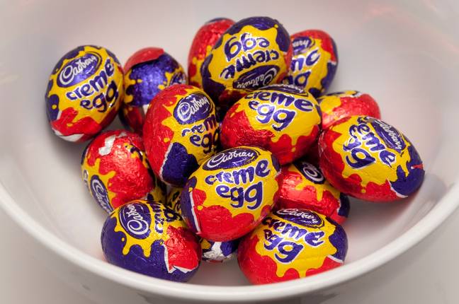 Creme Eggs is very much an easter treat. Credit: Patricia Phillips / Alamy Stock Photo