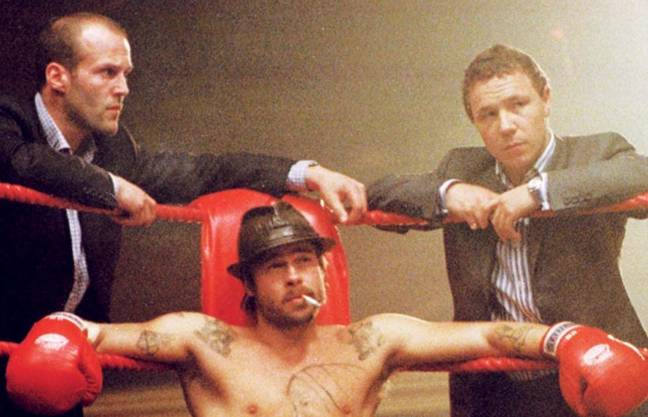 Graham starred alongside Brad Pitt and Jason Statham in Snatch. Credit: Columbia Pictures