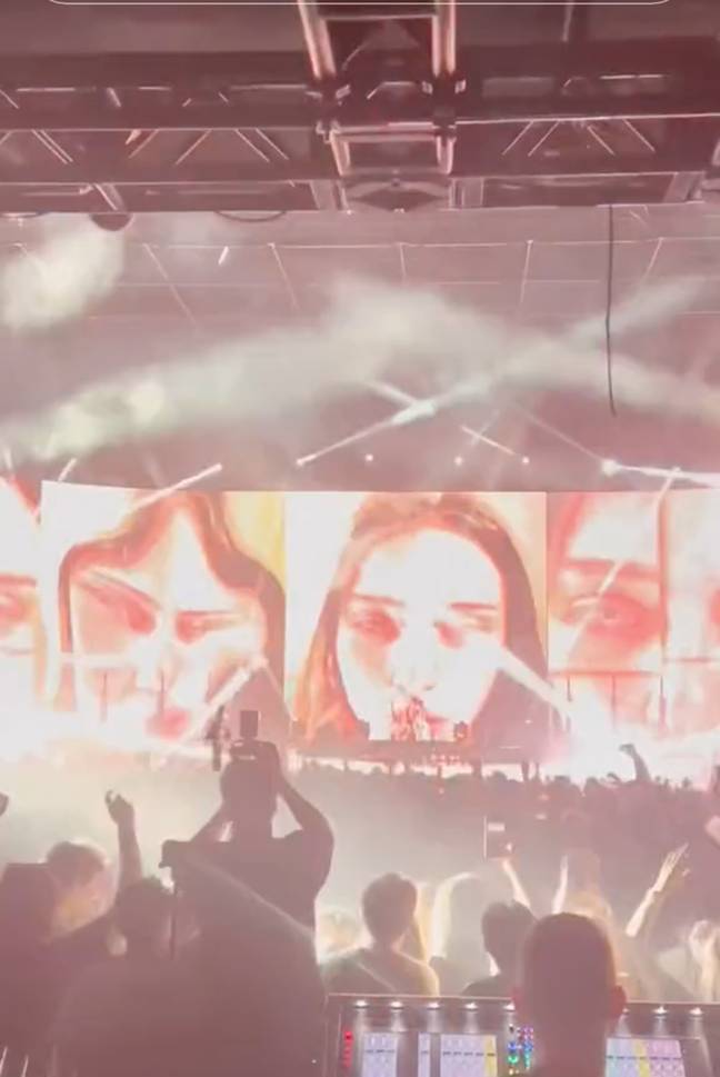 It didn't take long for DJs far and wide to remix her video. Credit: TikTok/@loudluxury
