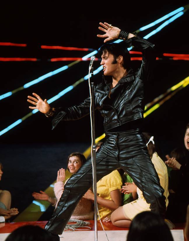 No one was left more shook up than Elvis during his iconic 1968 Comeback Special. Credit: PictureLux/The Hollywood Archive/Alamy Stock Photo