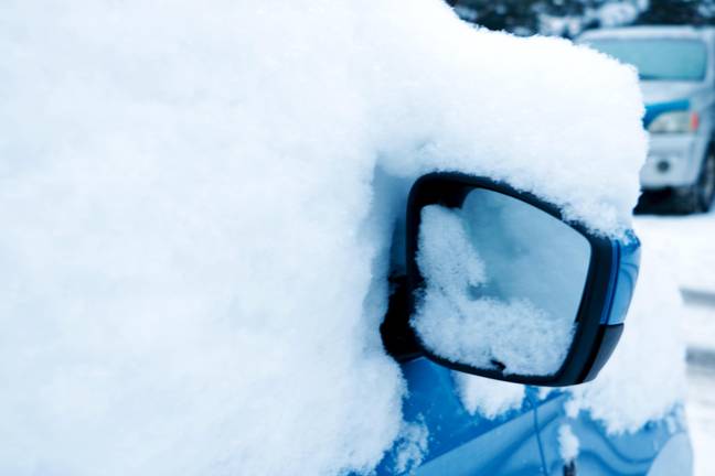 You will want to remove the snow off your car before you get going. Credit: Dzmitry Zelianeuski / Alamy Stock Photo