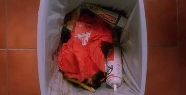 Kevin's dad accidentally tosses his youngest son's plane ticket in the bin. Credit: 20th Century Fox