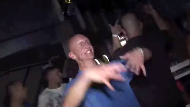 Shaun Jackson was having a great time in the nightclub promo video. Credit: Liamm6093/YouTube