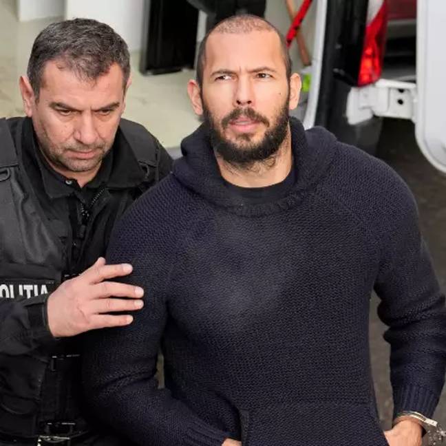Andrew Tate was arrested in Romania in December. Credit: Shutterstock