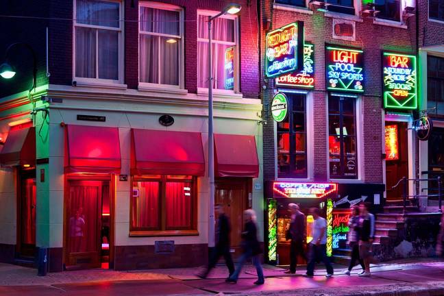 Amsterdam's red light district attracts millions of visitors every year. Credit: John Kellerman/Alamy Stock Photo 