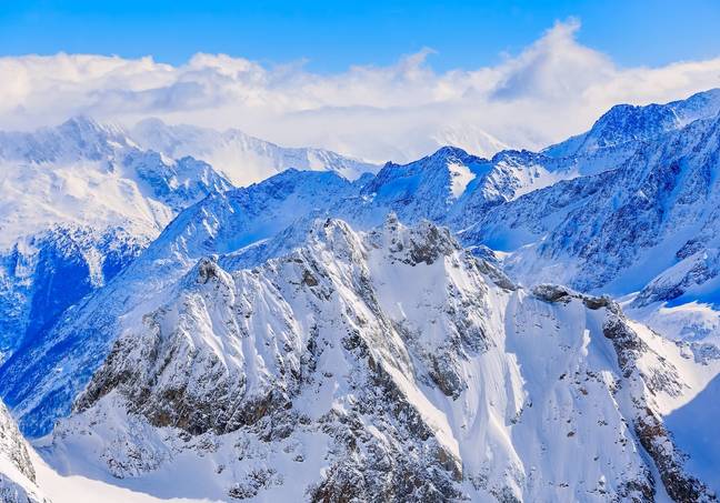 The hiker's remains were found in the Alps. Credit: Denis Linine/Pexels