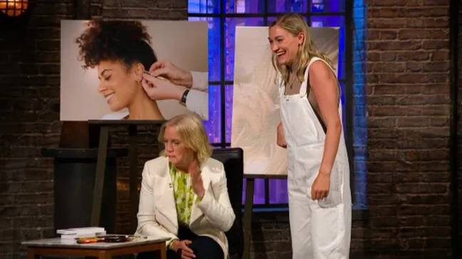 Businesswoman Gisele made history in Dragon's Den. Credit: BBC