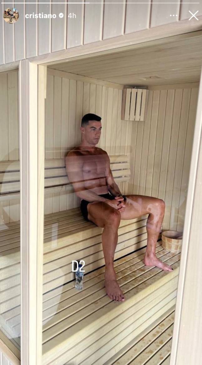 There is a bizarre reason why the likes of Cristiano Ronaldo and various MMA fighters have started painting their toenails black. Credit: Instagram/@cristiano