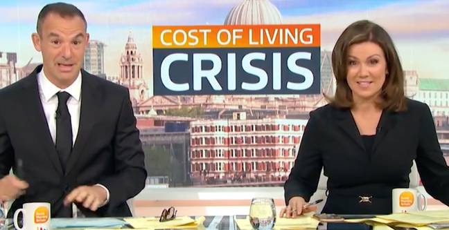 Lewis casually offered the donation on live TV. Credit: Good Morning Britain