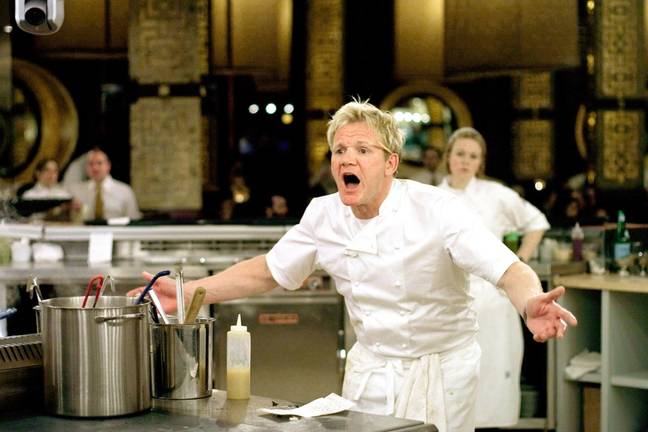 Known for his short temper on Kitchen Nightmares, it's clear that he's got a pretty high standard for everything kitchen-related. Credit: AFF / Alamy Stock Photo