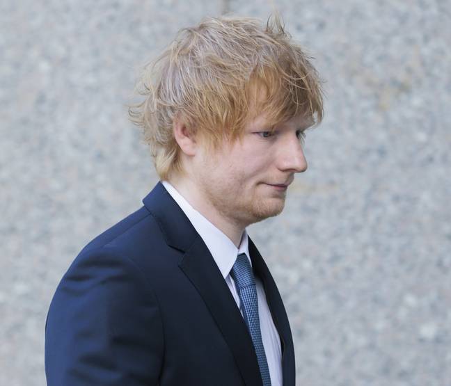 Sheeran took the stand in New York. Credit: JUSTIN LANE/EPA-EFE/Shutterstock