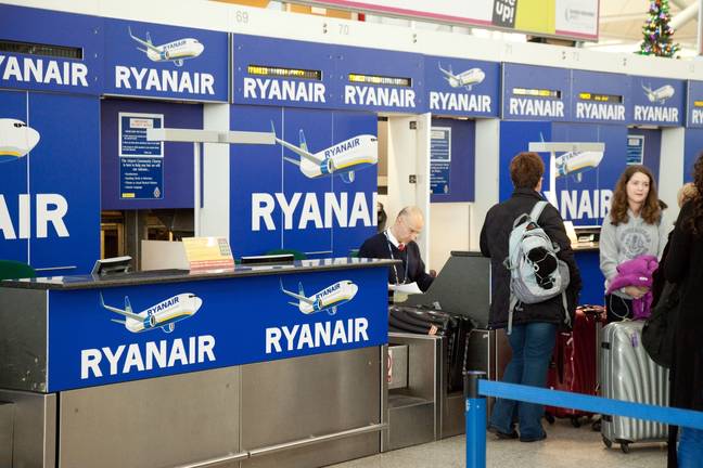 Ryanair asks customers to check in before they fly. Credit: Alamy