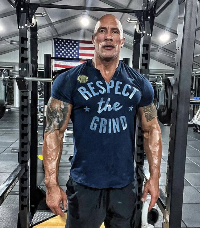 Dwayne Johnson would certainly be a match for Martyn Ford. Credit: Instagram/@therock