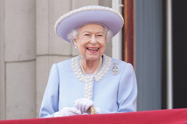 The Queen watching the Trooping the Colour. Credit: Alamy