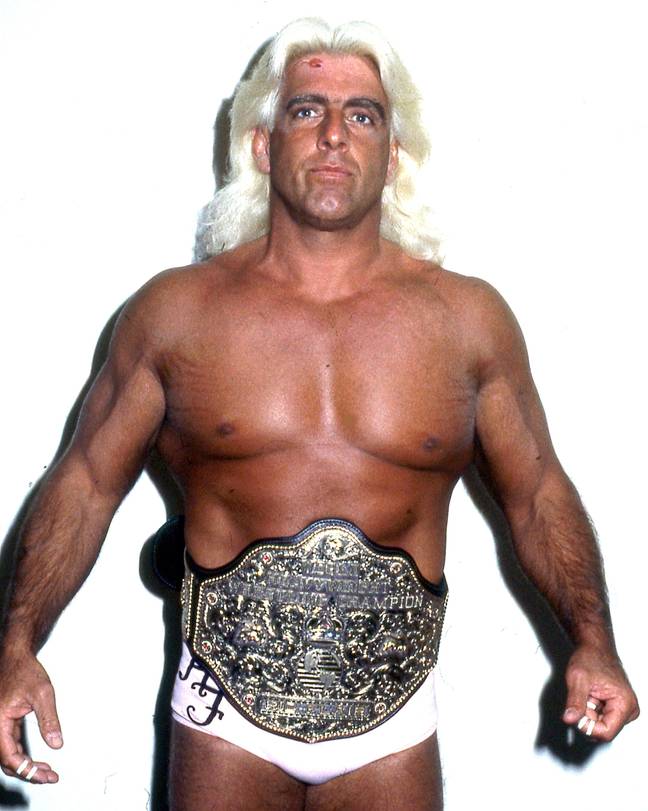 Ric Flair was a champion during his pro-wrestling career. Credit: MediaPunch Inc./Alamy Stock Photo