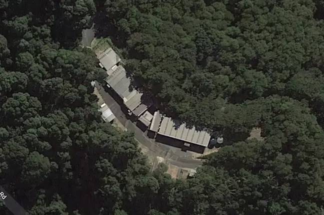 The I'm A Celeb camp is reportedly just a fake jungle with a roof over it. Credit: Google Maps