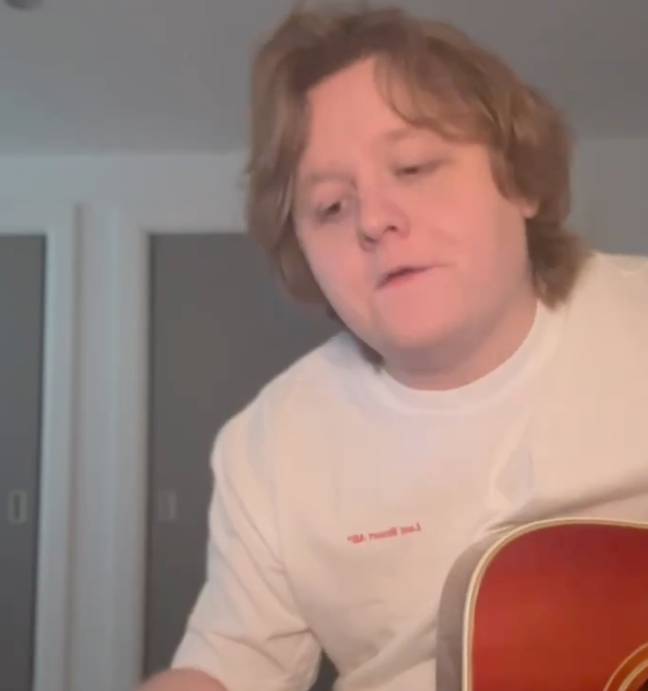 Lewis Capaldi once opened up about just how much his Tourette's affects his singing. Credit: Instagram/@lewiscapaldi