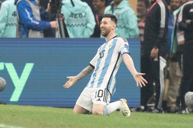Messi has broken the record for most World Cup appearances. Credit: Abaca Press / Alamy Stock Photo
