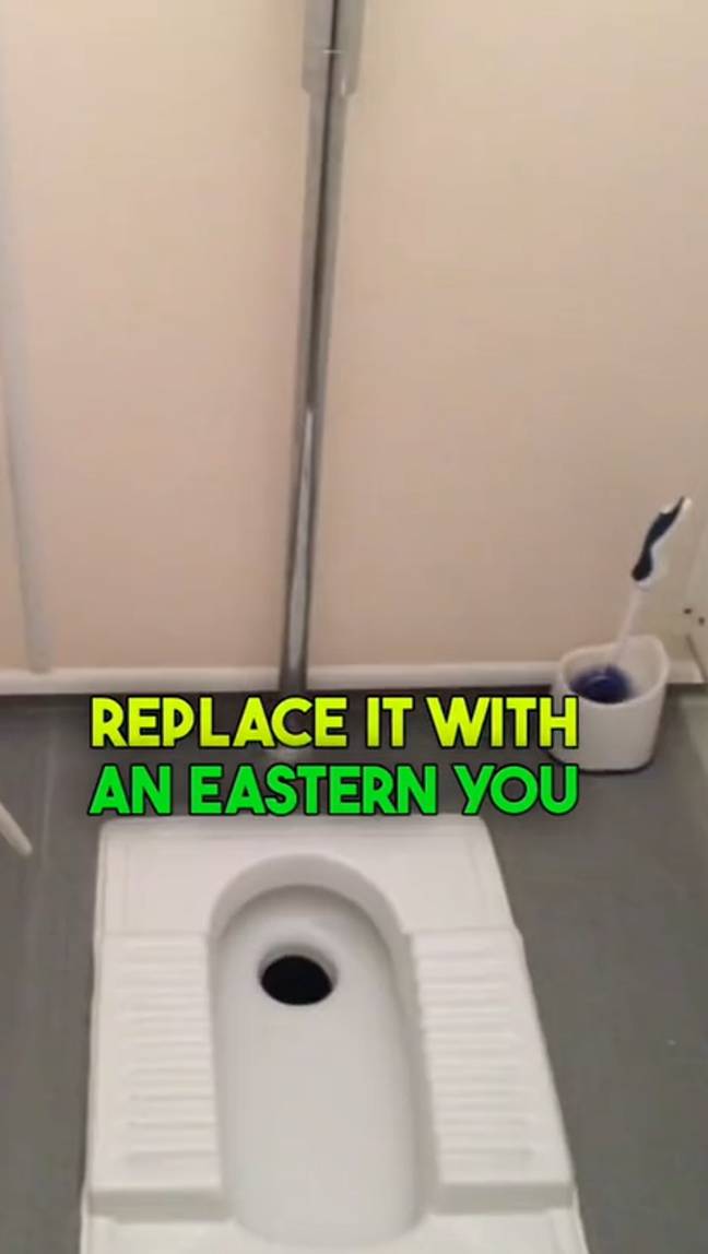 Dr Sethi shared his tips for changing your posture to mimic an Eastern toilet seat. Credit: TikTok/ @drsethimd