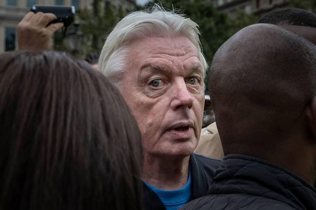 David Icke threw out some wild conspiracy theories in the 1990s, and is still heavily involved with conspiracies these days. Credit: Guy Corbishley / Alamy Stock Photo