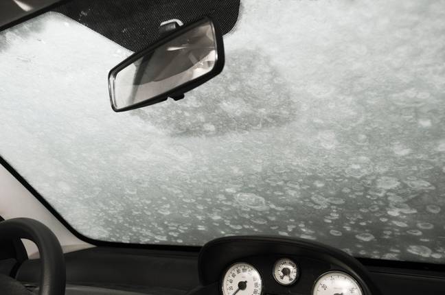 Frozen windscreens can be incredibly dangerous. Credit: oranialux/Alamy