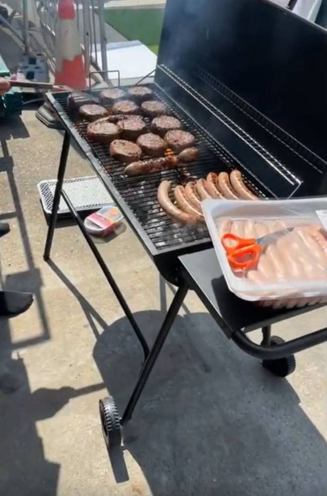 Some meat on the barbie. Credit: Deadline News