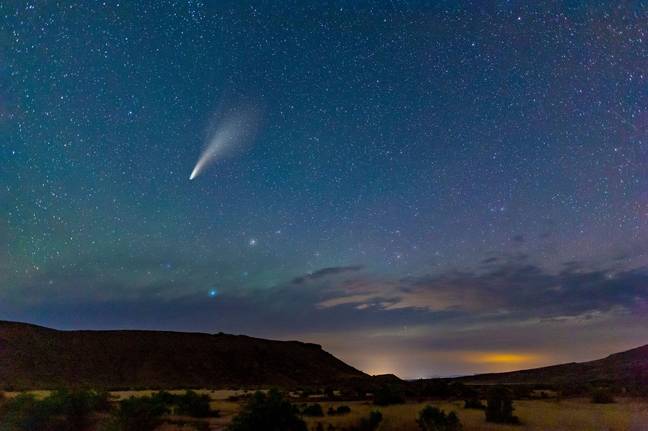 Keep your eyes peeled for the ancient comet in 2024. Credit: Alamy / JG Photography 