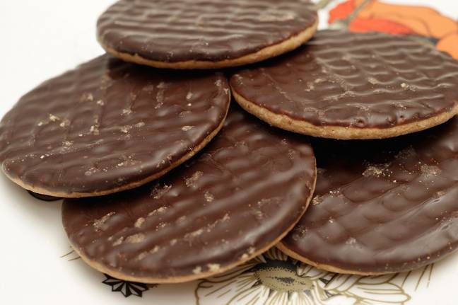 Are these biscuits upside down? The nation is aching to know. Credit: Libby Welch / Alamy Stock Photo
