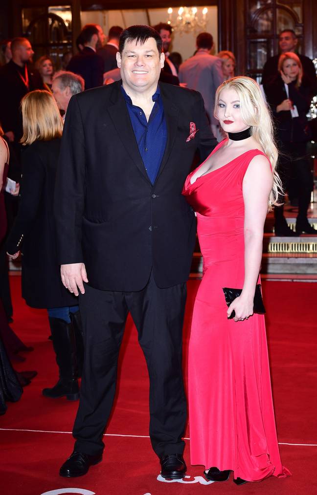 Mark Labbett and his ex-wife, Katie. Credit: Alamy