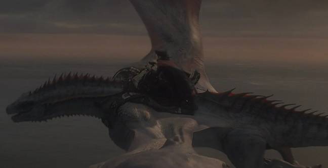 The finale featured a tense dragon chase in the skies. Credit: HBO/Sky