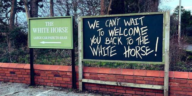 Gary Usher has been renovating the White Horse pub and defended his menu pricing. Credit: Facebook/The White Horse Churton
