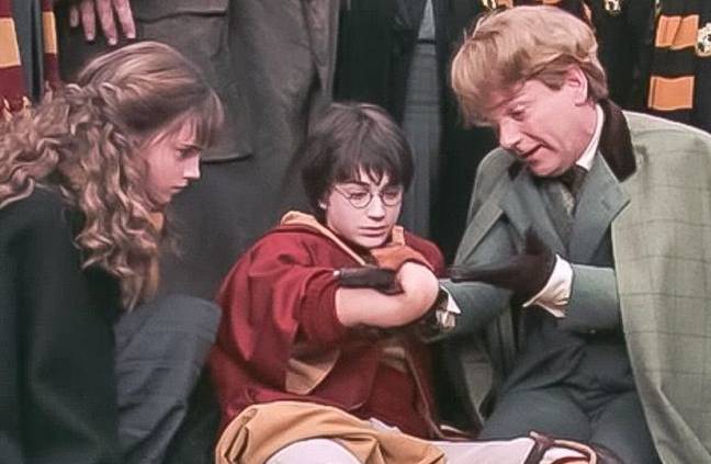 Jack likened his leg to the 'broken arm' scene in Harry Potter. Credit: Warner Bros.