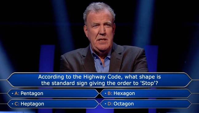 The Grand Tour host Jeremy Clarkson admitted to not having a clue what the answer was. Credit: ITV