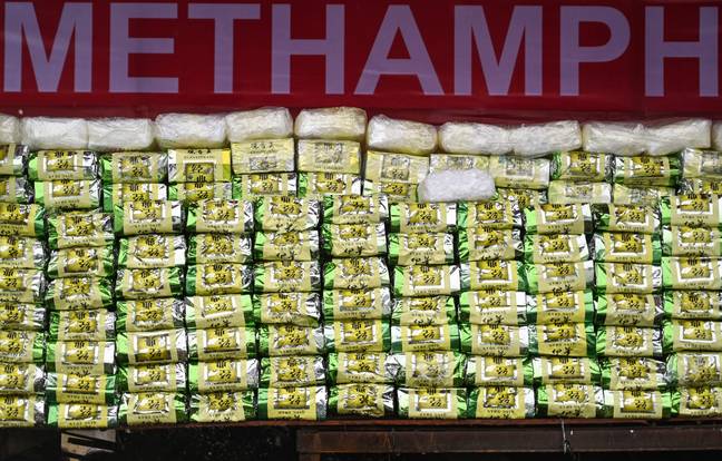 The drug ring was trafficking crystal meth across multiple states. Credit: Getty Images/ SAI AUNG MAIN/ AFP