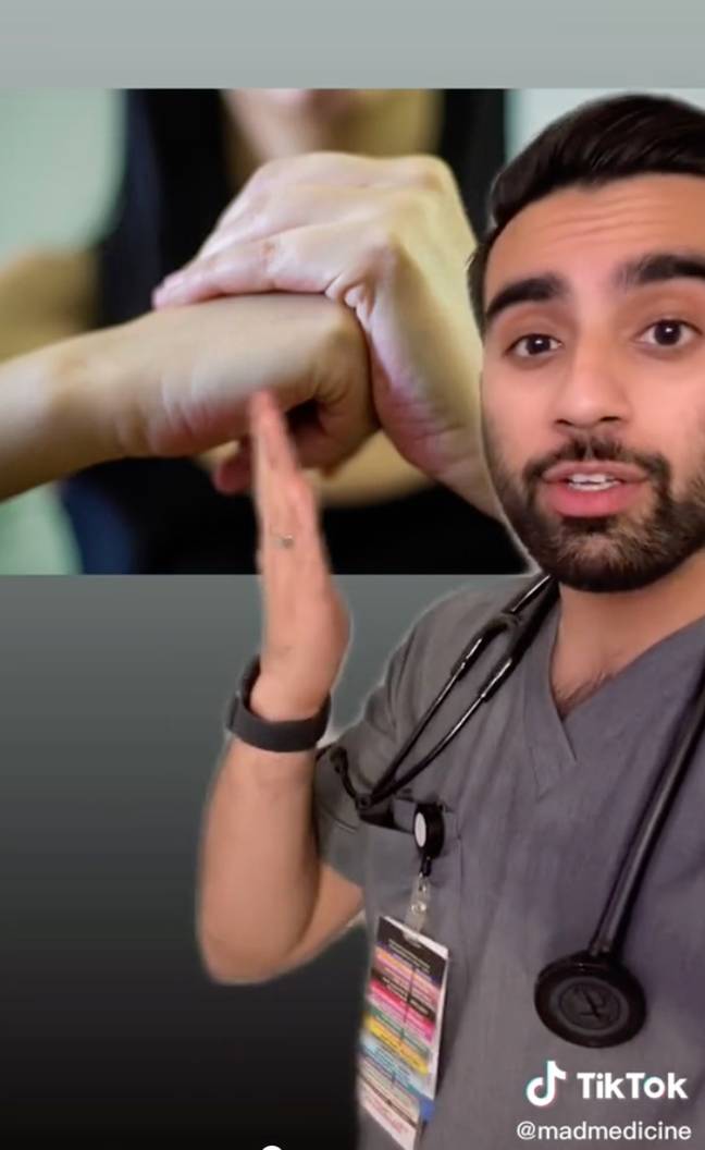 The doctor explained what's really going on when you crack your knuckles. Credit: TikTok / @madmedicine