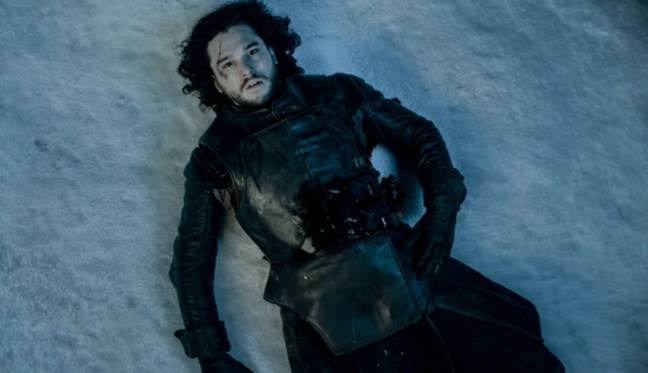 Jon Snow after hearing a swearword at 7.35am. Credit: HBO/Sky