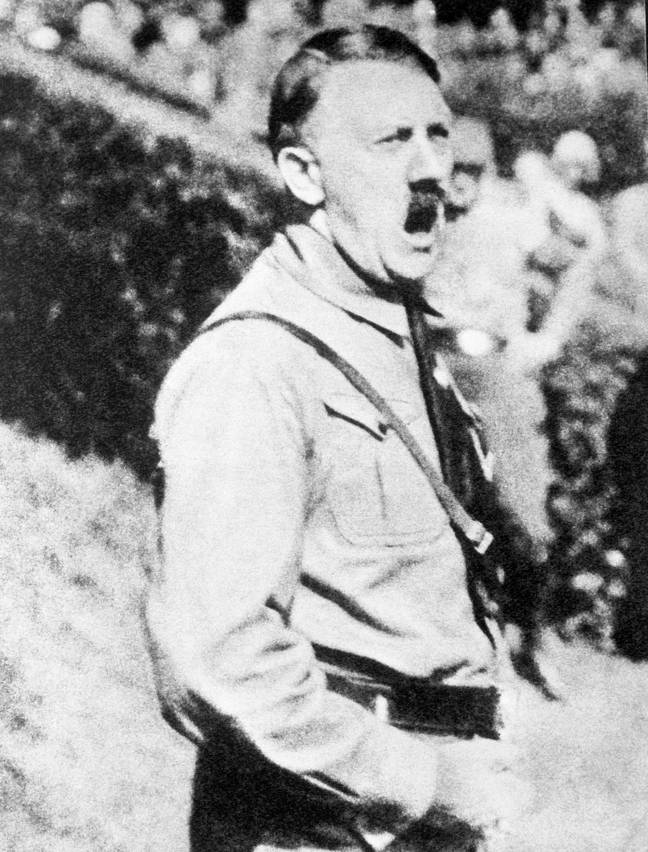 Adolf Hitler speaking at a rally. Credit: PA Images / Alamy Stock Photo