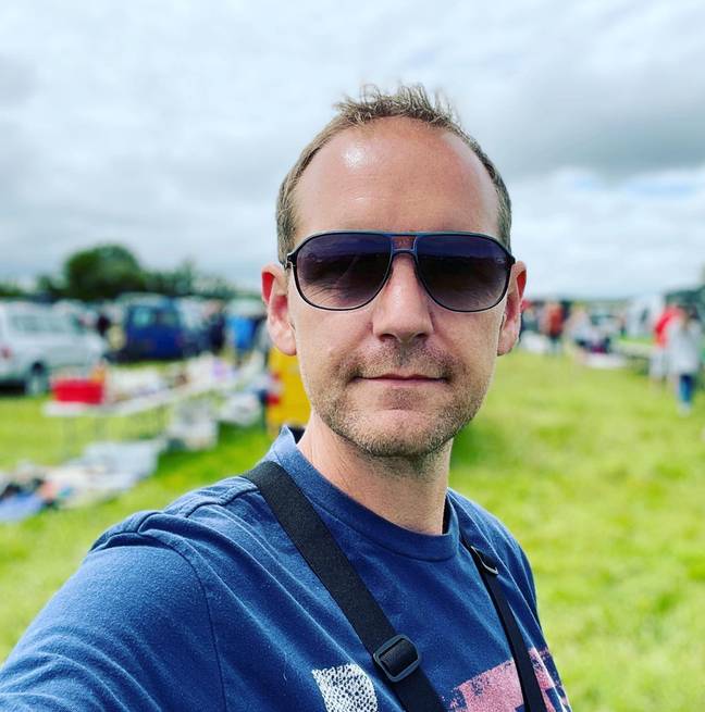 Known as Car Boot Chris, the 44-year-old says he left his police job four years ago after his successful side-hustle now brings in up to £5,000 a month. Credit: Instagram/@carbootchris