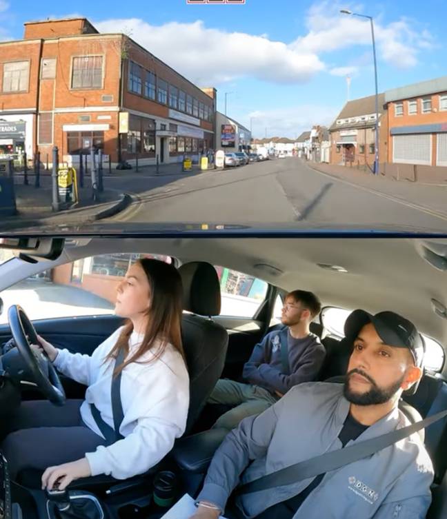 A driving instructor has shared a 'serious' mistake made by a learner driver. Credit: YouTube/ DGN Driving