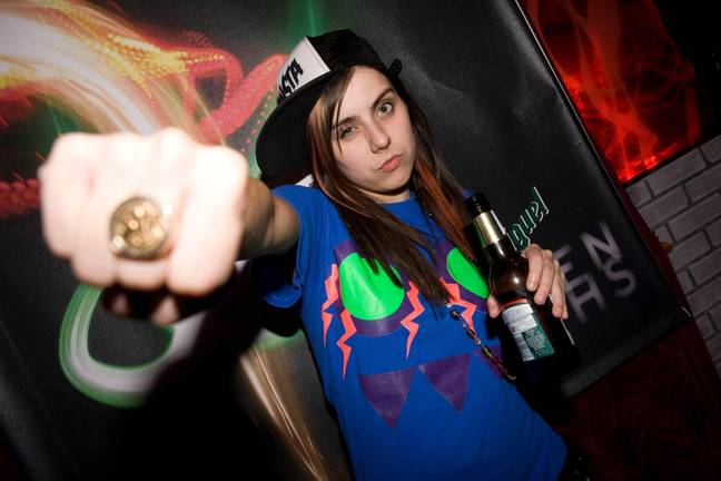 Lady Sovereign in 2008. Credit: Everynight Images/Alamy Stock Photo