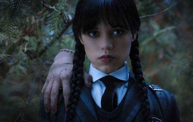 Jenna Ortega plays the title role in Wednesday. Credit: Netflix