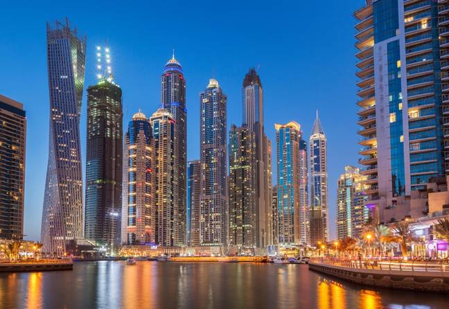 A British couple are currently stuck in Dubai with an enormous £11k medical bill. Credit: eye35.pix / Alamy Stock Photo