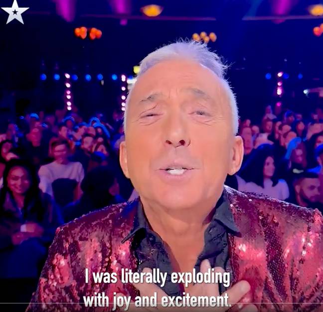 Despite now being a judge on the show, Tonioli had never watched BGT before. Credit: ITV