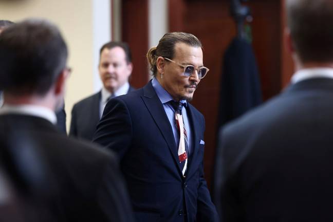 Depp in court. Credit: Jim Lo Scalzo/Pool via REUTERS