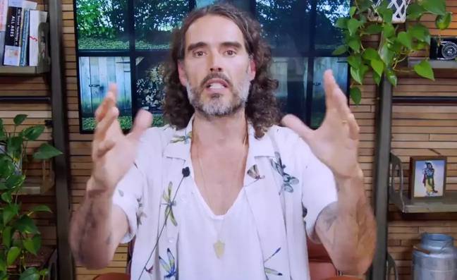 The TV personality liked the bizarre tweet over the weekend. Credit: YouTube/Russell Brand